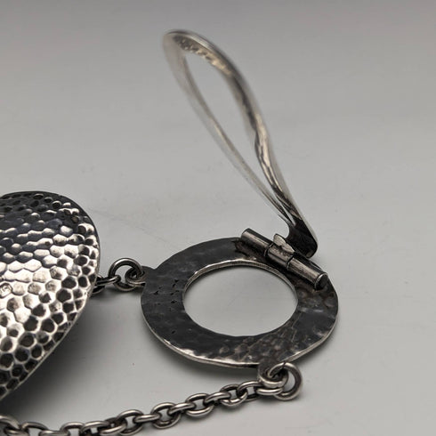 1902 年英國古董純銀腰帶眼鏡盒